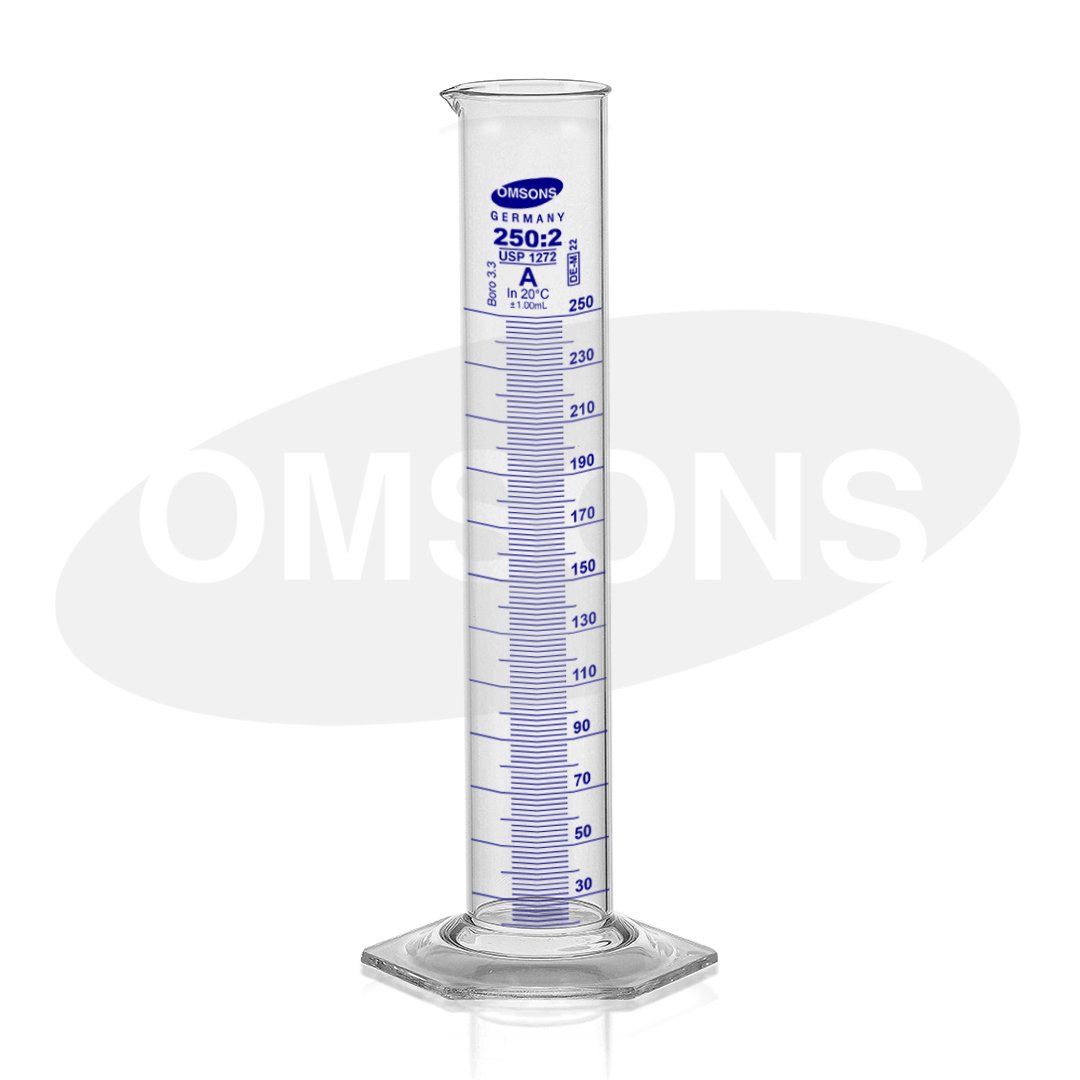 Measuring Cylinder with Hexagonal Base ASTM Class 