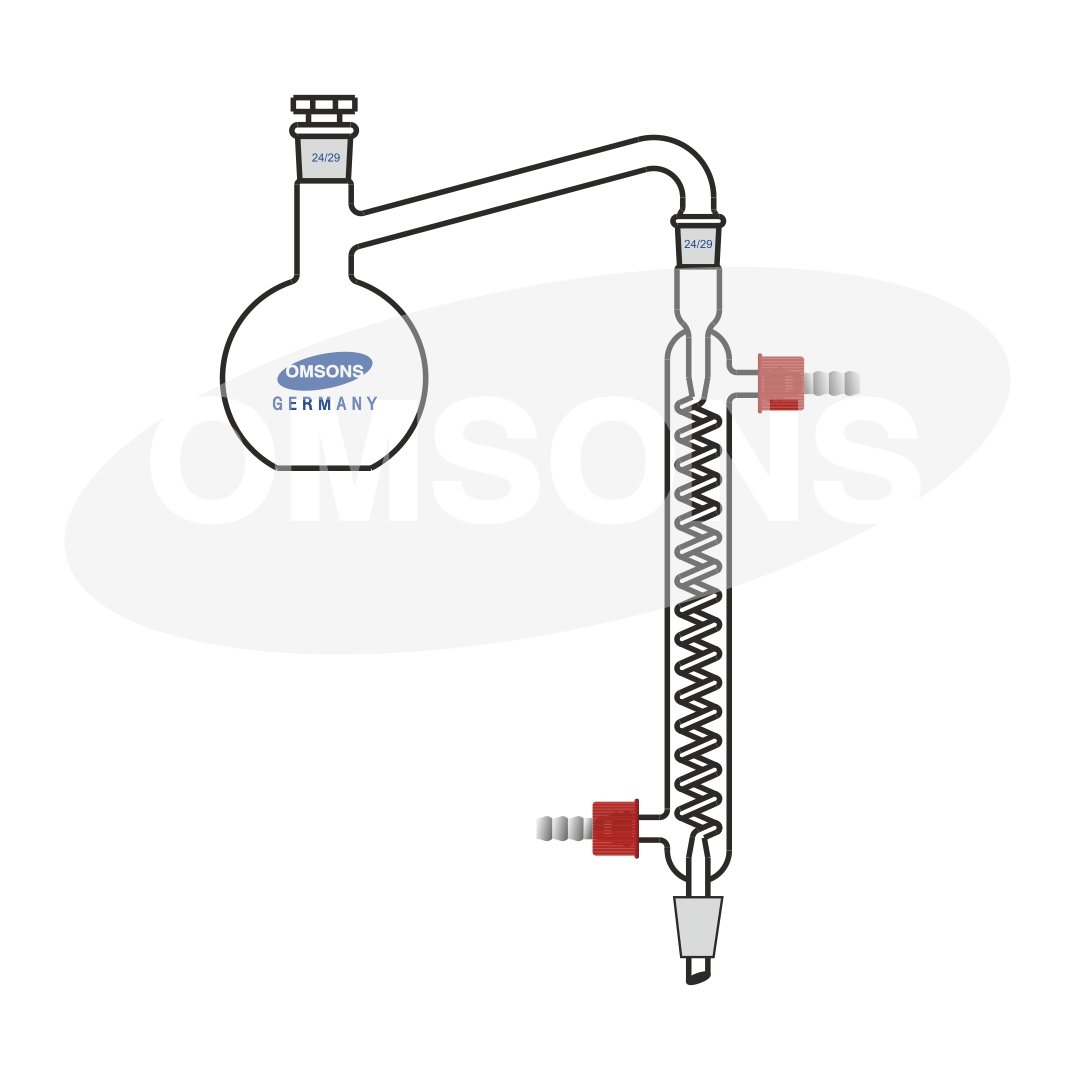 Distilling Apparatus with Graham Condenser