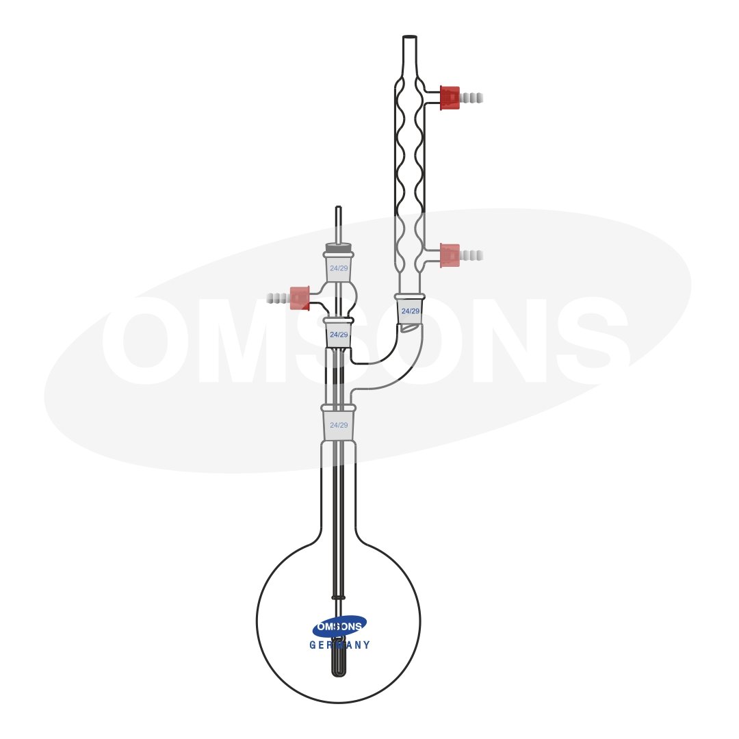 Reflux Assembly with vertical Allihn Condenser
