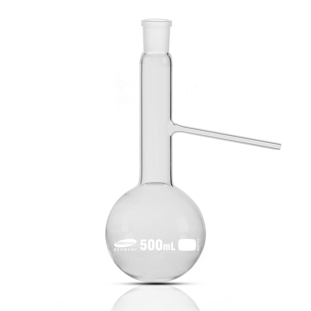 Flask Distillation with Side Tube at Angle