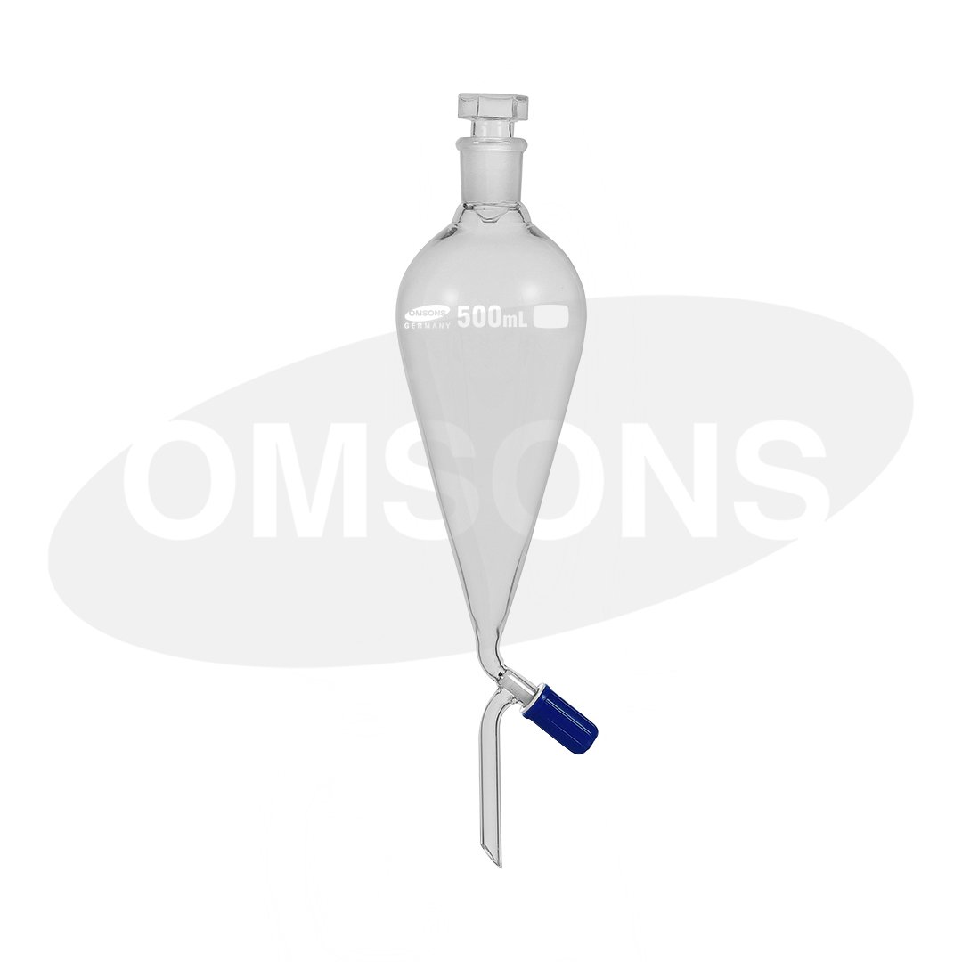 Separating Funnel Pear Shape with Boroflo Stopcock