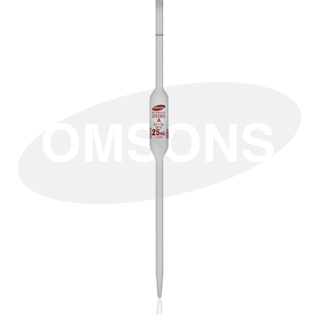 Volumetric Pipettes ASTM Class A with NABL