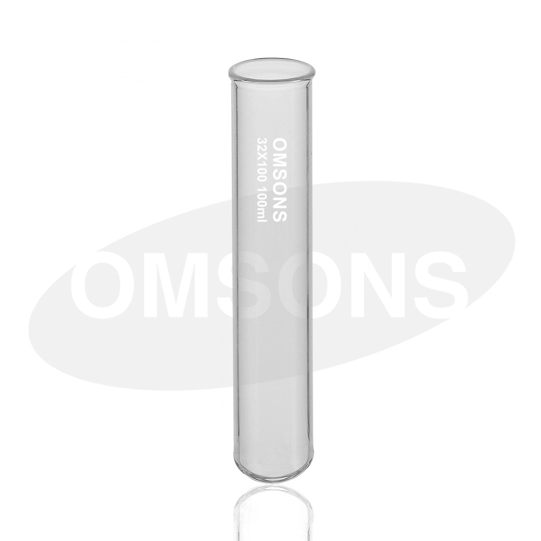 Test Tube Re-usable Round Bottom With Rim