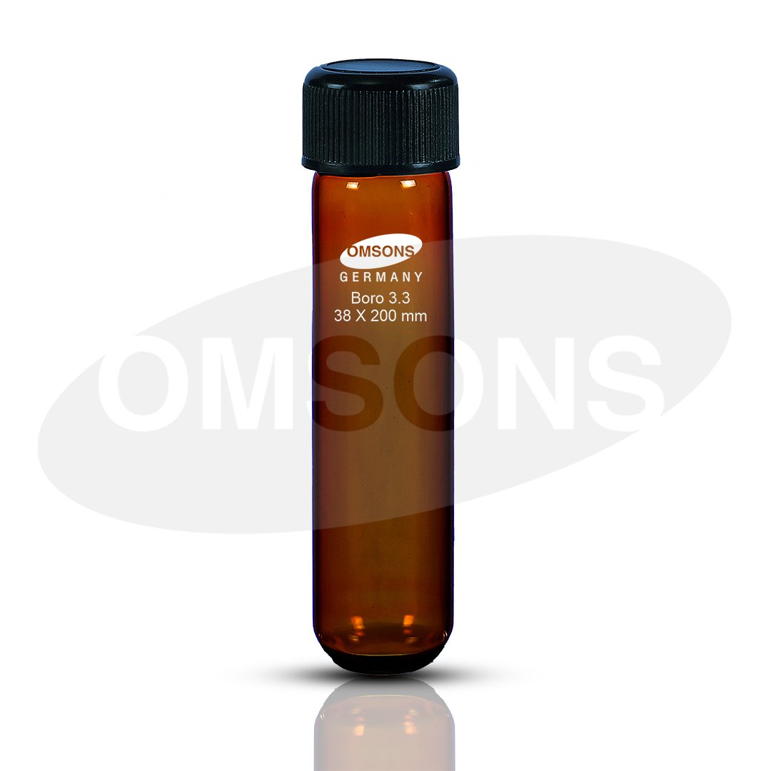 Tubes Culture Round Bottom Amber